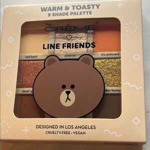 The Crème Shop Line Friends 9 Shade Palette
